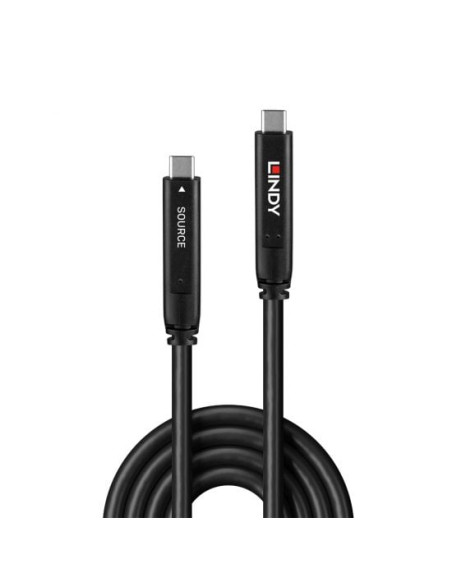 Lindy 43333 cavo USB USB 3.2 Gen 1 (3.1 Gen 1) 10 m USB C Nero
