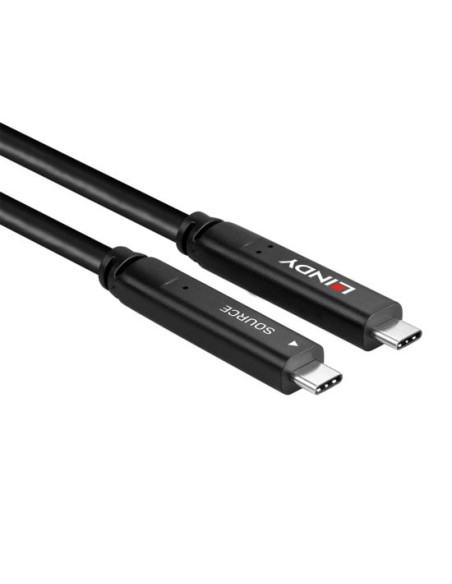 Lindy 43333 cavo USB USB 3.2 Gen 1 (3.1 Gen 1) 10 m USB C Nero