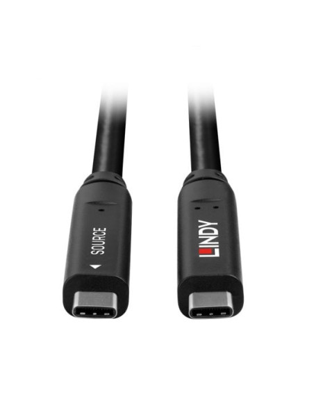 Lindy 43333 cavo USB USB 3.2 Gen 1 (3.1 Gen 1) 10 m USB C Nero