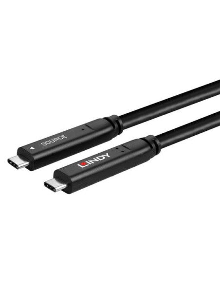 Lindy 43333 cavo USB USB 3.2 Gen 1 (3.1 Gen 1) 10 m USB C Nero