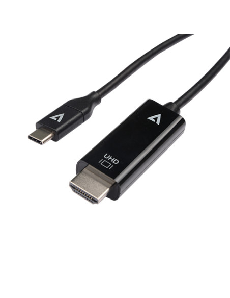 V7 V7UCHDMI-1M cavo e adattatore video USB Type-C 3.2 Gen 1 HDMI Nero