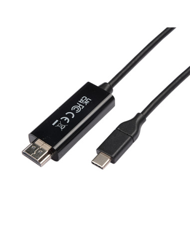 V7 V7UCHDMI-1M cavo e adattatore video USB Type-C 3.2 Gen 1 HDMI Nero