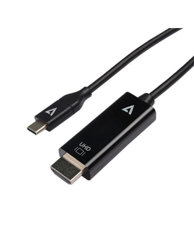 V7 V7UCHDMI-1M cavo e adattatore video USB Type-C 3.2 Gen 1 HDMI Nero