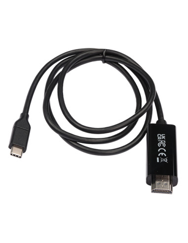 V7 V7UCHDMI-1M cavo e adattatore video USB Type-C 3.2 Gen 1 HDMI Nero
