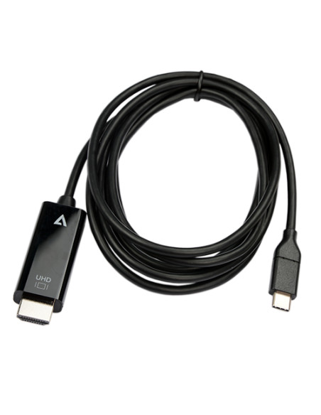 V7 V7UCHDMI-2M cavo e adattatore video USB tipo-C HDMI Nero