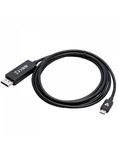 V7 V7USBCDP14-2M cavo e adattatore video DisplayPort USB tipo-C Nero
