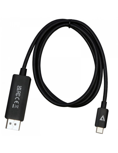 V7 V7USBCDP14-1M cavo e adattatore video DisplayPort USB tipo-C Nero