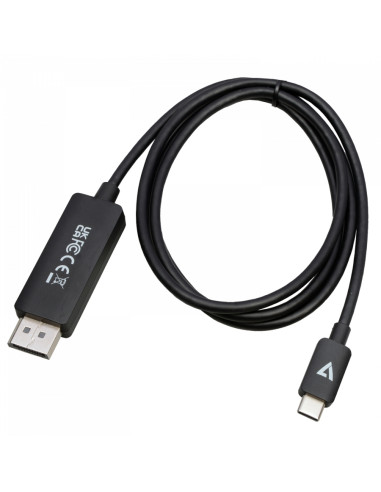 V7 V7USBCDP14-1M cavo e adattatore video DisplayPort USB tipo-C Nero