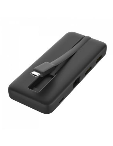 V7 UCMINIDOCKDUAL-PT replicatore di porte e docking station per laptop USB 3.2 Gen 1 (3.1 Gen 1) Type-C Nero