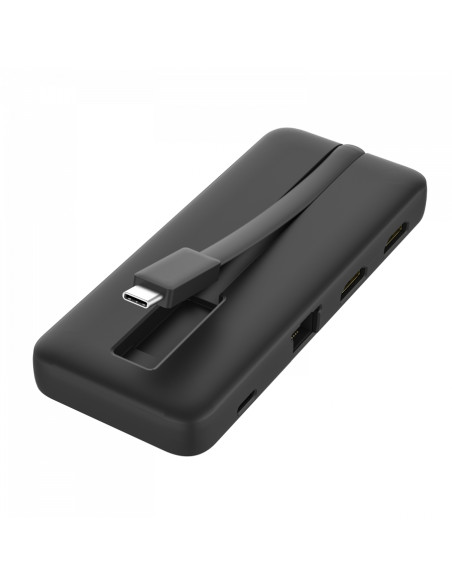 V7 UCMINIDOCKDUAL-PT replicatore di porte e docking station per laptop USB 3.2 Gen 1 (3.1 Gen 1) Type-C Nero
