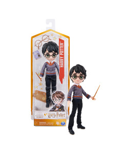 Wizarding World | Bambola articolata Harry Potter 20cm | Bacchetta e divisa di Hogwarts inclusa | Collezione Harry Potter | Per