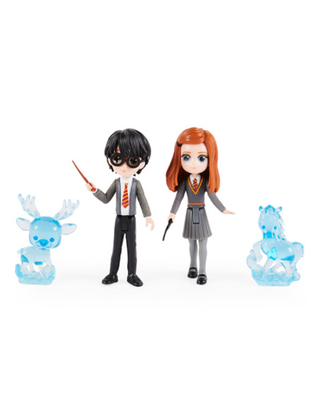 Wizarding World , Set Amicizia Patronus di Harry Potter e Ginny Weasley con 2 bambole articolate e 2 animali Patronus, collezion