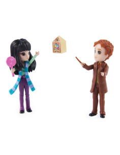 Wizarding World | Set Amicizia con personaggi George Weasley e Cho Chang | Bambole da 7.5cm | 2 accessori | Giocattoli per bambi