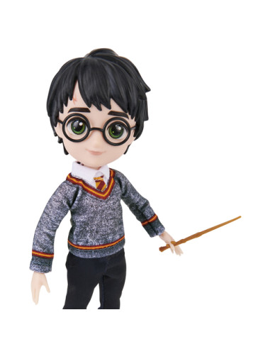 Wizarding World | Bambola articolata Harry Potter 20cm | Bacchetta e divisa di Hogwarts inclusa | Collezione Harry Potter | Per