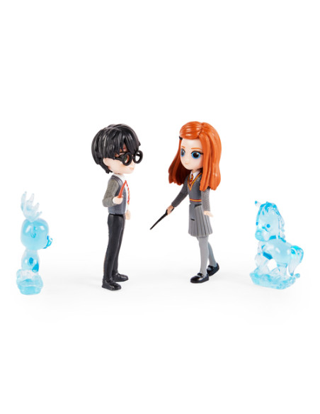 Wizarding World , Set Amicizia Patronus di Harry Potter e Ginny Weasley con 2 bambole articolate e 2 animali Patronus, collezion
