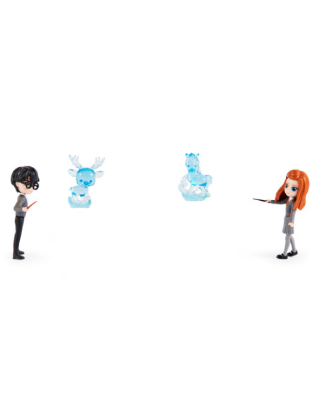 Wizarding World , Set Amicizia Patronus di Harry Potter e Ginny Weasley con 2 bambole articolate e 2 animali Patronus, collezion