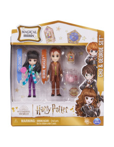 Wizarding World | Set Amicizia con personaggi George Weasley e Cho Chang | Bambole da 7.5cm | 2 accessori | Giocattoli per bambi 2