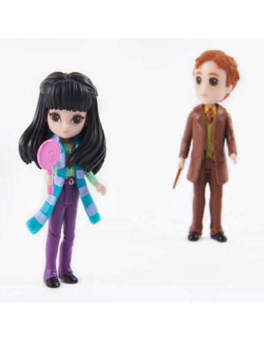 Wizarding World | Set Amicizia con personaggi George Weasley e Cho Chang | Bambole da 7.5cm | 2 accessori | Giocattoli per bambi