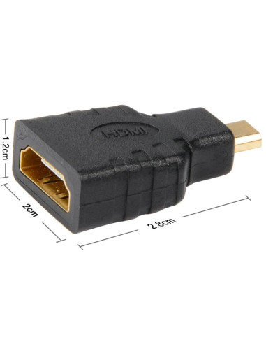 Techly Adattatore HDMI a micro HDMI tipo D F/M (IADAP HDMI-MD)