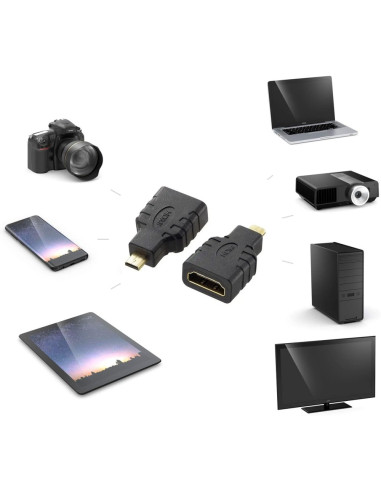 Techly Adattatore HDMI a micro HDMI tipo D F/M (IADAP HDMI-MD)
