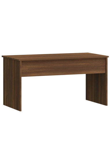 Tavolino Rovere Marrone 102x50,5x52,5 cm in Legno Multistrato