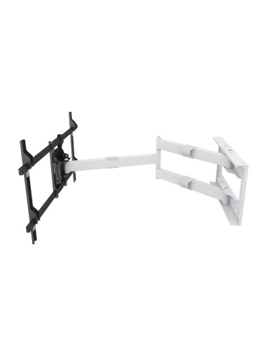 Multibrackets 6874 Supporto TV a parete 190,5 cm (75") Nero, Bianco