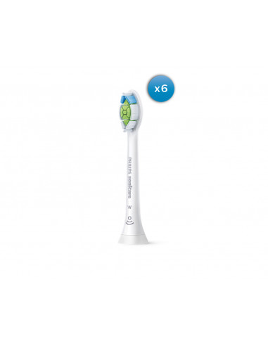 Philips Optimal White HX6066/87 Confezione da 6 testine