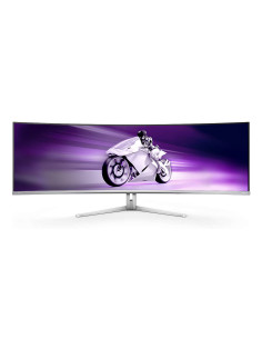 Philips Evnia 8000 49M2C8900L/00 Monitor PC 124,2 cm (48.9") 5120 x 1440 Pixel Dual QHD QD-OLED Bianco