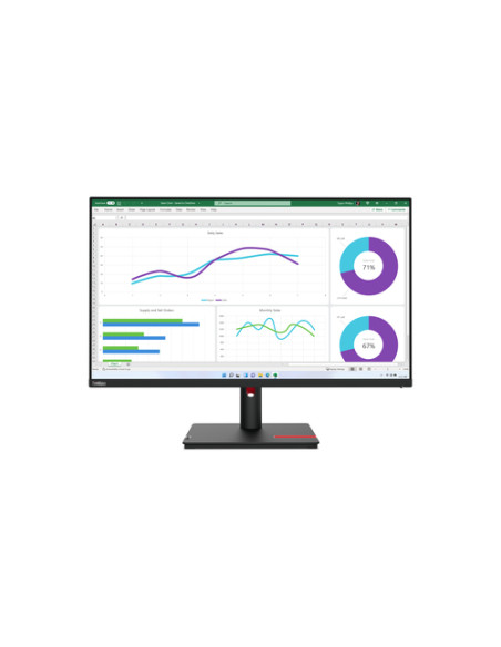 Lenovo ThinkVision T32h-30 Monitor PC 80 cm (31.5") 2560 x 1440 Pixel Quad HD LED Nero