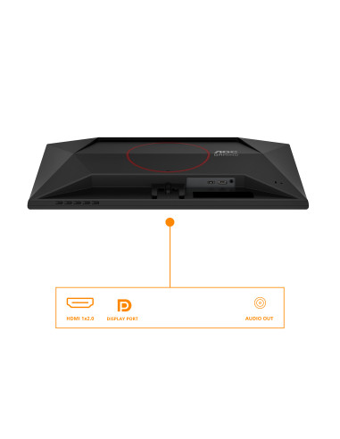 AOC G4 25G42E Monitor PC 62,2 cm (24.5") 1920 x 1080 Pixel Full HD LED Nero, Rosso