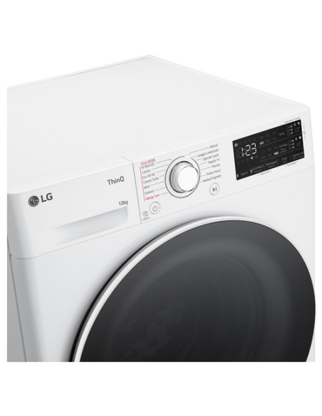 LG F4R3710NSWW Lavatrice 10kg AI DD, Classe A-10%, 1400 giri, Autodosaggio,Wi-Fi