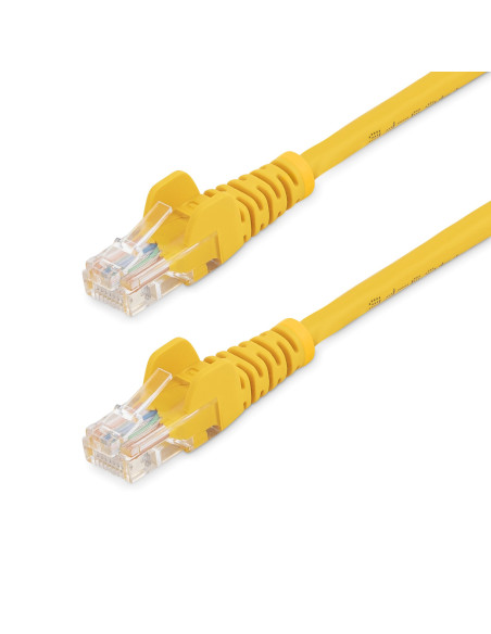 StarTech.com Cavo di Rete da 50cm Giallo Cat5e Ethernet RJ45 Antigroviglio
