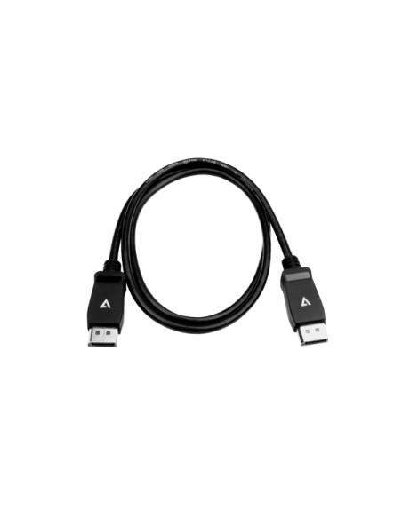 V7 Cavo video nero Pro da DisplayPort maschio a DisplayPort maschio 1 m