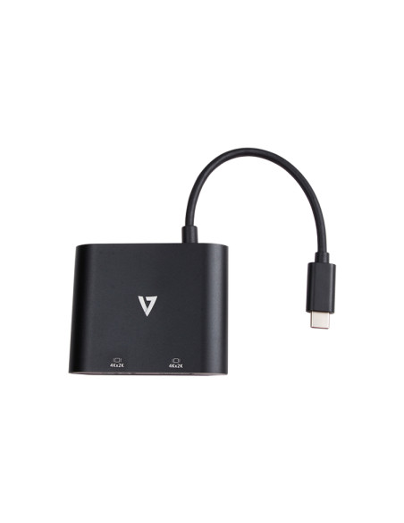 V7 V7UC-2HDMI-BLK adattatore grafico USB 3840 x 2160 Pixel Nero