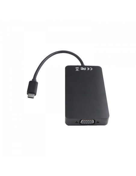 V7 V7UC-U3CRJ45HDVG-BLK adattatore grafico USB 3840 x 2160 Pixel Nero
