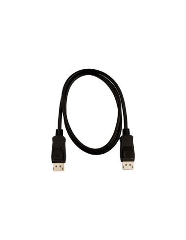 V7 Cavo video nero Pro da DisplayPort maschio a DisplayPort maschio 1 m