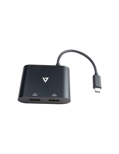 V7 V7UC-2HDMI-BLK adattatore grafico USB 3840 x 2160 Pixel Nero