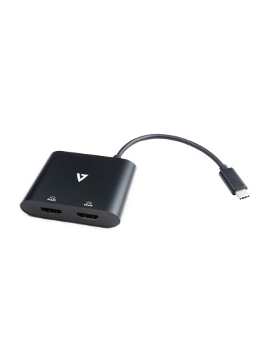 V7 V7UC-2HDMI-BLK adattatore grafico USB 3840 x 2160 Pixel Nero