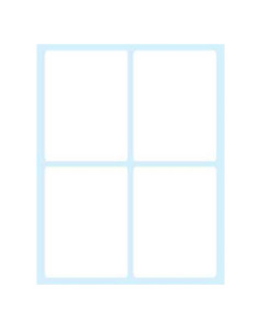 CF40 ETICHETTE BIANCHE75X56