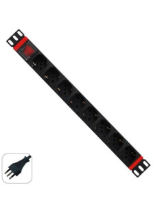 MULTIPRESA 1U 8 PRESE UNIVERSALI