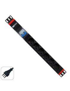 MULTIPRESA 1U 6 PRESE UNIVERSALI