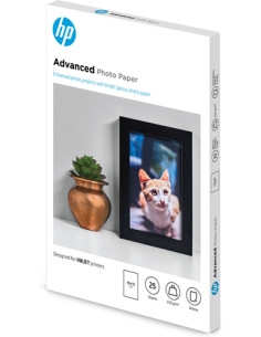 HP Confezione da 25 fogli di carta fotografica Advanced, lucida, 250 g/m2, 10 x 15 cm (101 x 152 mm) 2