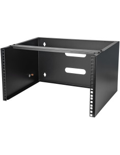 StarTech.com Staffa Rack 19" 6U a Parete - Profondità 35 cm Profilo Basso - Rack 19 pollici per Switch, Patch Panel, Server e D
