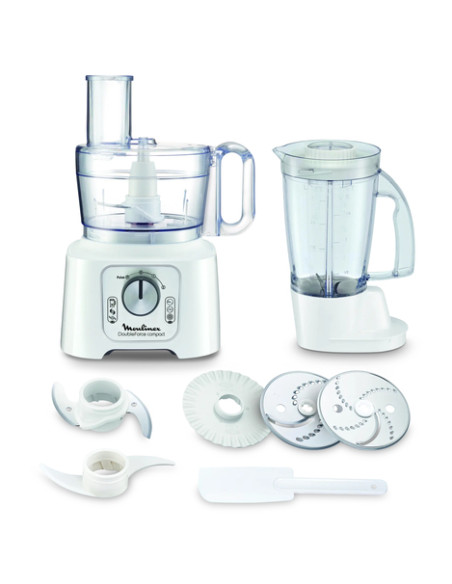 Moulinex DoubleForce Compact Robot da cucina multifunzione FP544111
