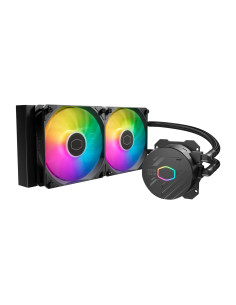 COOLER MASTER DISSIPATORE A LIQUIDO MASTERLIQUID 240 CORE II SKT UNIVERSALE 2X120MM ARGB FANS BIANCO
