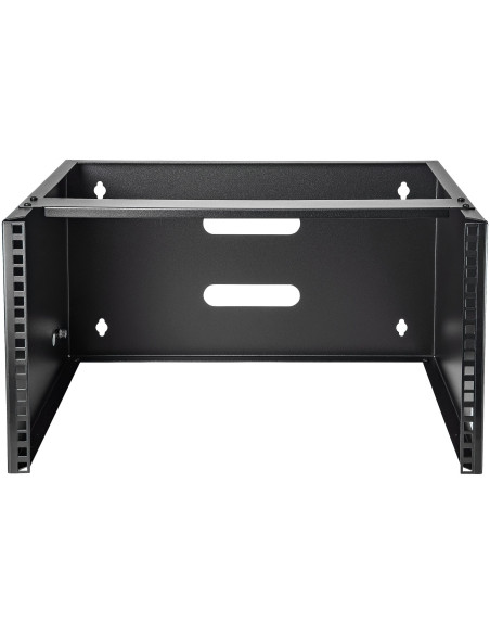 StarTech.com Staffa Rack 19" 6U a Parete - Profondità 35 cm Profilo Basso - Rack 19 pollici per Switch, Patch Panel, Server e D