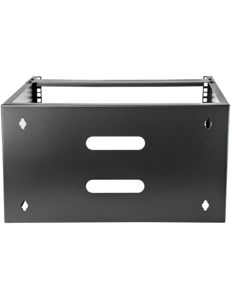 StarTech.com Staffa Rack 19" 6U a Parete - Profondità 35 cm Profilo Basso - Rack 19 pollici per Switch, Patch Panel, Server e D