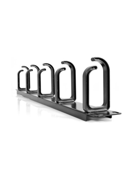 StarTech.com Pannello gestione cavi 1U 19" per rack con anelli guida in metallo