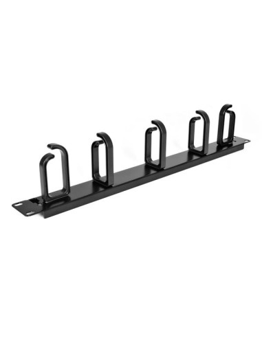 StarTech.com Pannello gestione cavi 1U 19" per rack con anelli guida in metallo