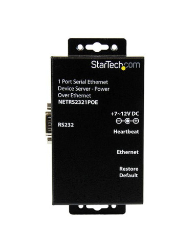 StarTech.com Convertitore seriale Ethernet RS-232 a 1 porta - PoE Power Over Ethernet
